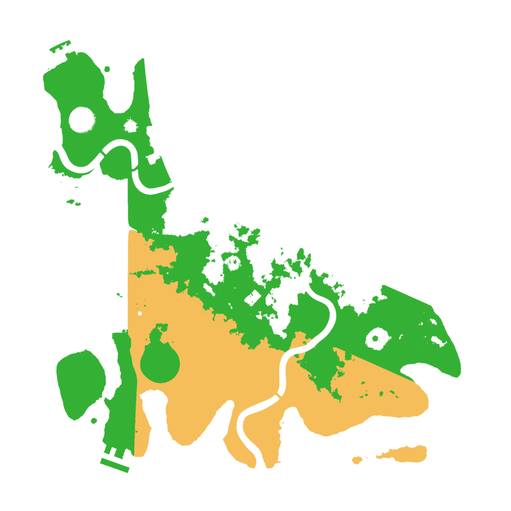 Biome Rust Map: Procedural Map, Size: 3500, Seed: 412345698