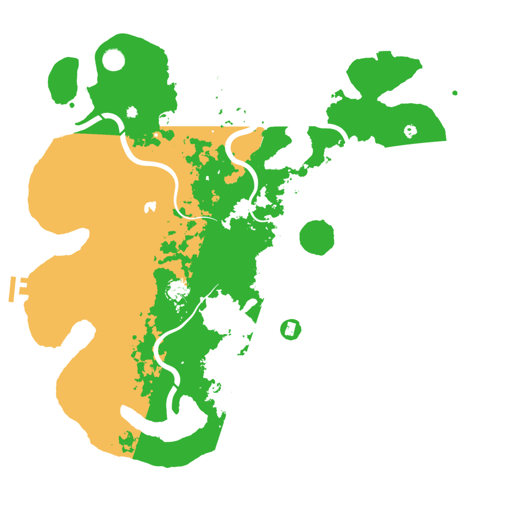 Biome Rust Map: Procedural Map, Size: 4000, Seed: 1233939682
