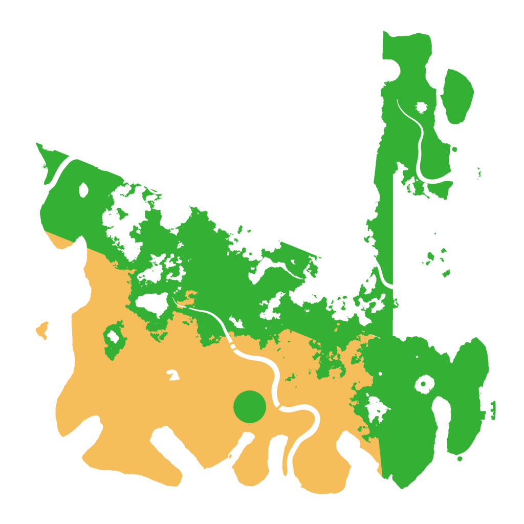 Biome Rust Map: Procedural Map, Size: 4250, Seed: 1386758287