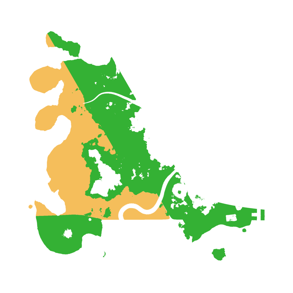 Biome Rust Map: Procedural Map, Size: 3000, Seed: 32128