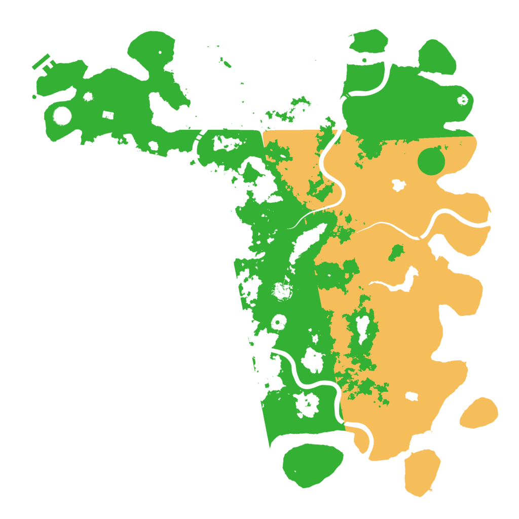 Biome Rust Map: Procedural Map, Size: 5000, Seed: 694201111