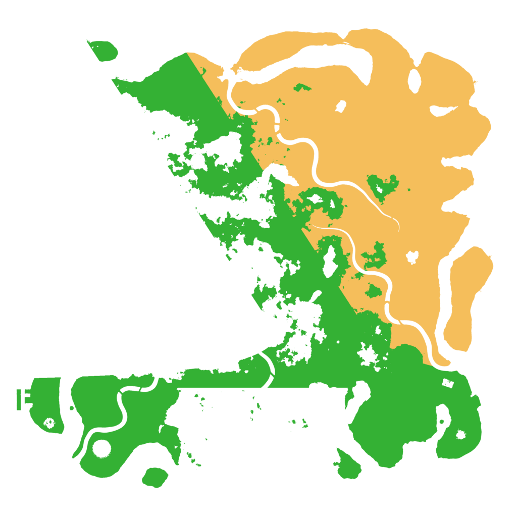 Biome Rust Map: Procedural Map, Size: 5000, Seed: 34867