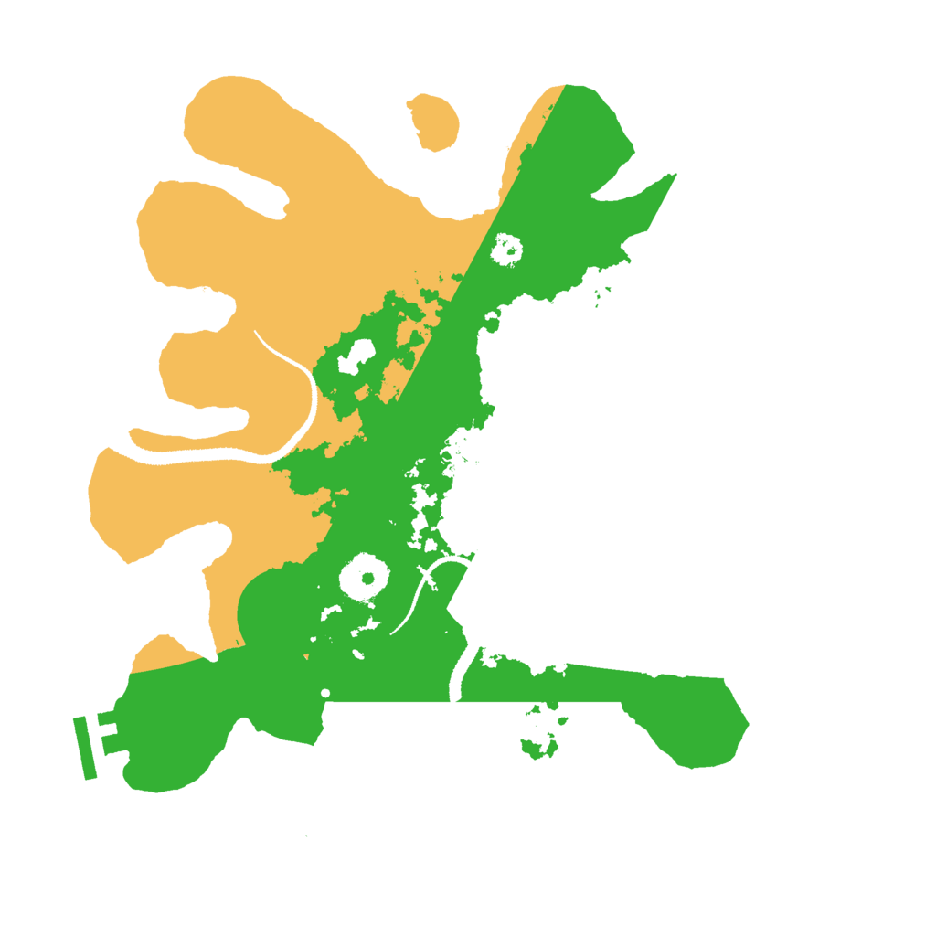 Biome Rust Map: Procedural Map, Size: 3000, Seed: 480887974