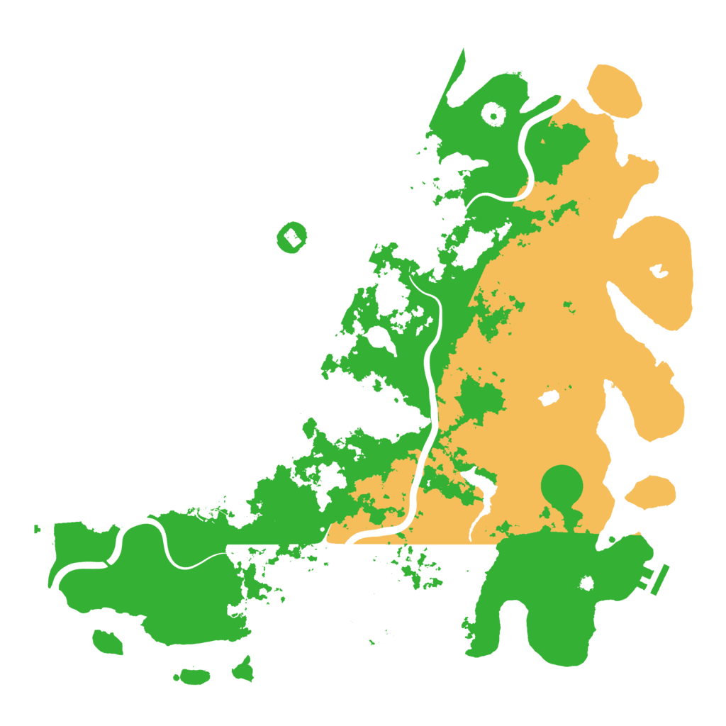 Biome Rust Map: Procedural Map, Size: 4550, Seed: 787878546