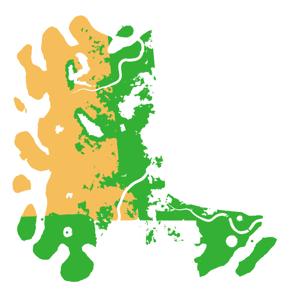 Biome Rust Map: Procedural Map, Size: 4500, Seed: 440304805