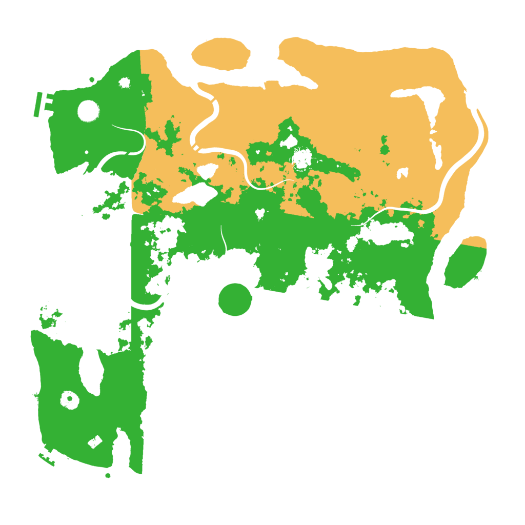 Biome Rust Map: Procedural Map, Size: 4250, Seed: 1077300601