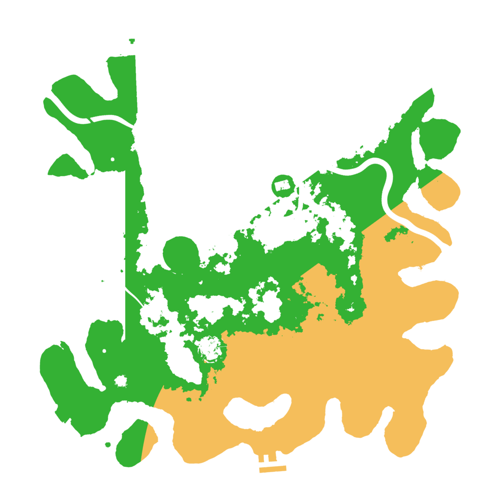 Biome Rust Map: Procedural Map, Size: 3750, Seed: 190817452