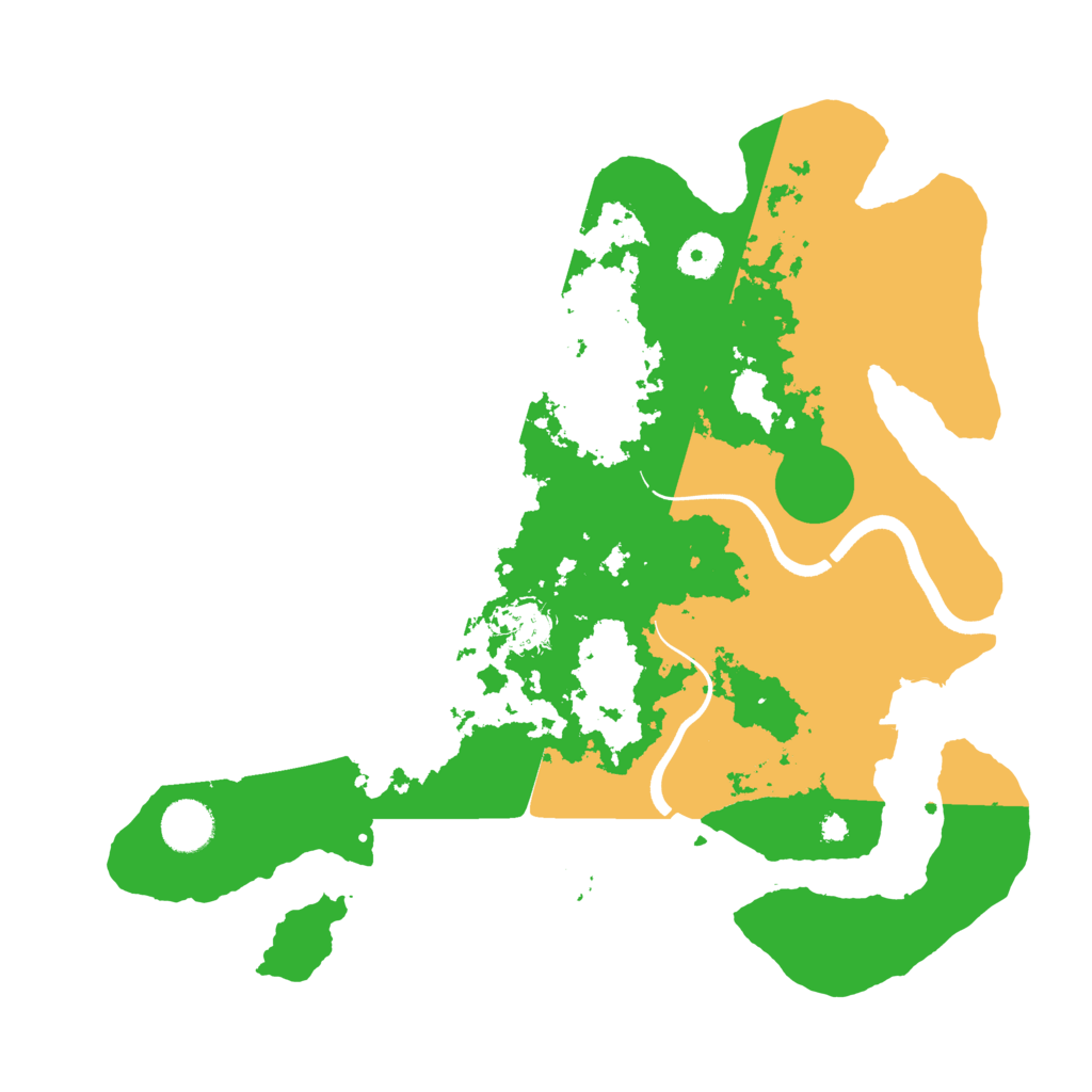 Biome Rust Map: Procedural Map, Size: 3650, Seed: 56408236