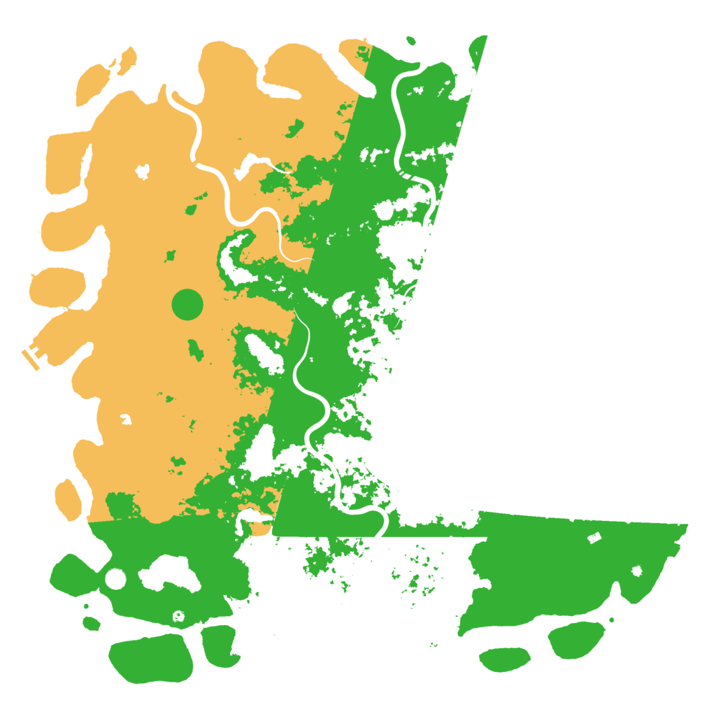 Biome Rust Map: Procedural Map, Size: 6000, Seed: 962877911