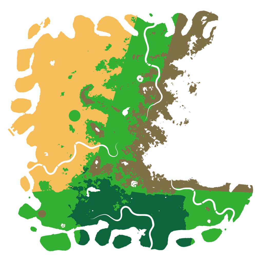 Biome Rust Map: Procedural Map, Size: 6000, Seed: 962877911