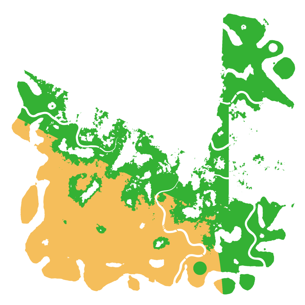 Biome Rust Map: Procedural Map, Size: 6000, Seed: 958677456