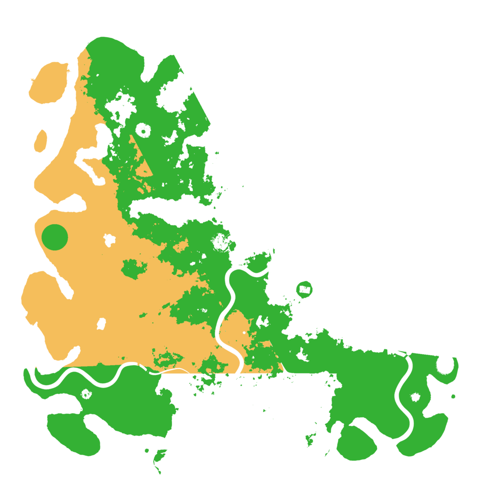 Biome Rust Map: Procedural Map, Size: 5000, Seed: 1411653045