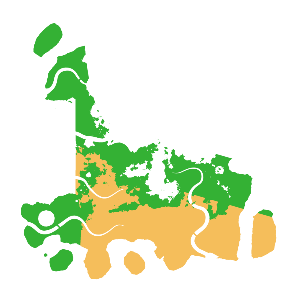 Biome Rust Map: Procedural Map, Size: 3500, Seed: 803463436