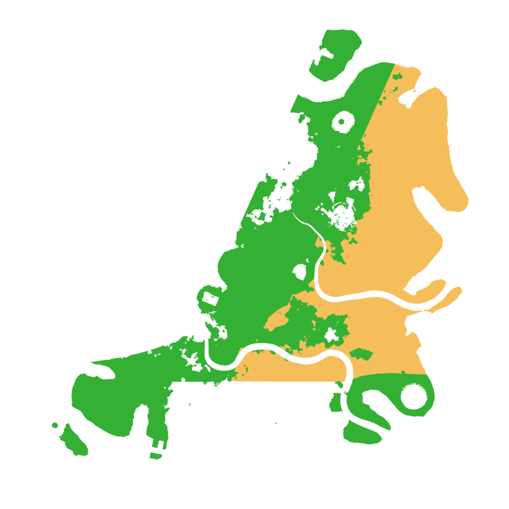 Biome Rust Map: Procedural Map, Size: 3500, Seed: 1338948555