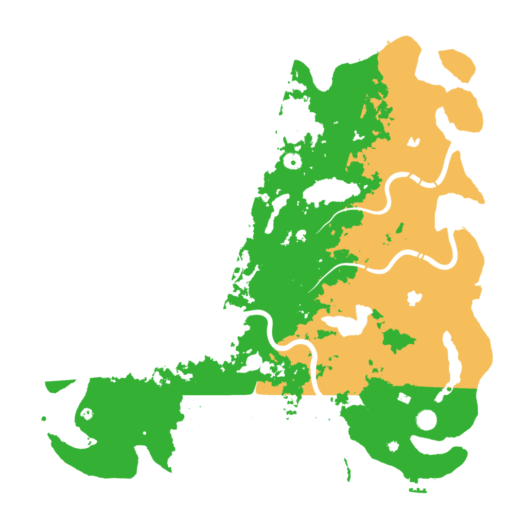 Biome Rust Map: Procedural Map, Size: 4500, Seed: 1769608958