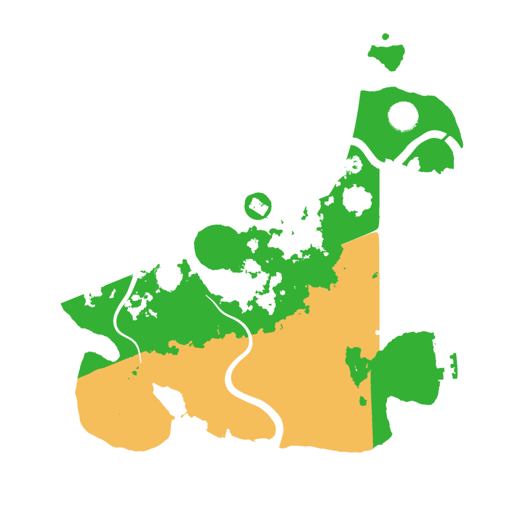 Biome Rust Map: Procedural Map, Size: 3000, Seed: 561657030