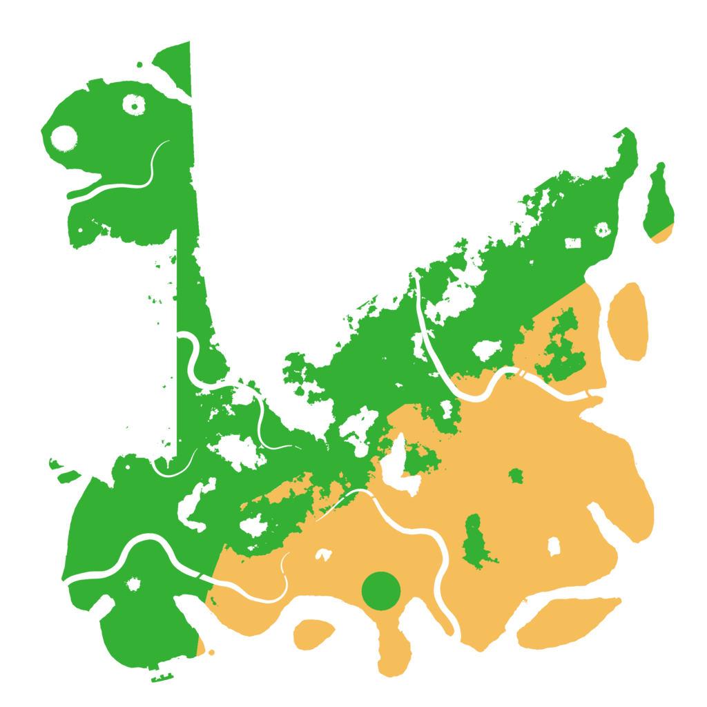 Biome Rust Map: Procedural Map, Size: 4800, Seed: 36593512