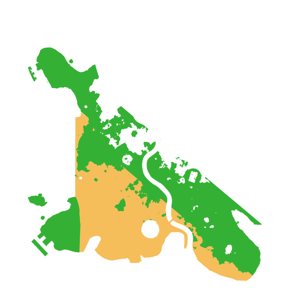 Biome Rust Map: Procedural Map, Size: 3000, Seed: 32788