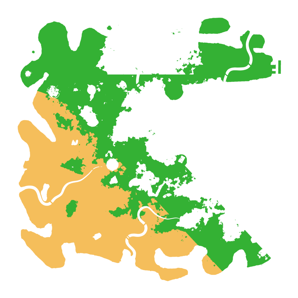 Biome Rust Map: Procedural Map, Size: 4500, Seed: 62264611