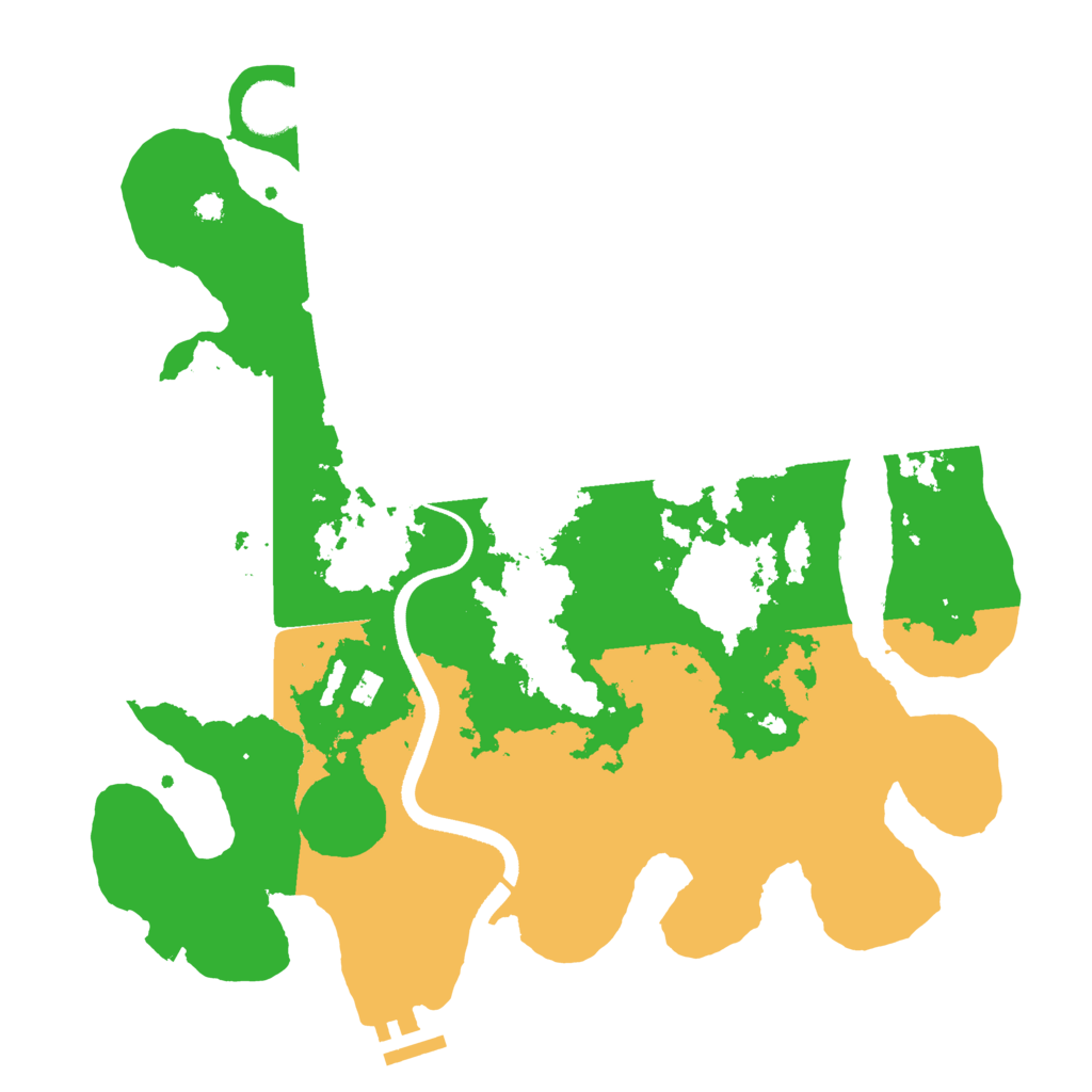 Biome Rust Map: Procedural Map, Size: 3500, Seed: 1952562294