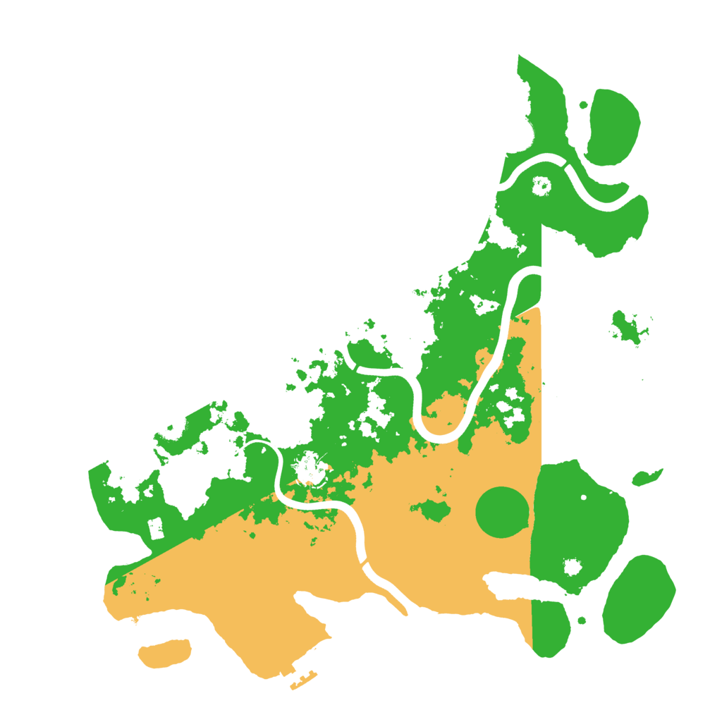Biome Rust Map: Procedural Map, Size: 3700, Seed: 2118830282