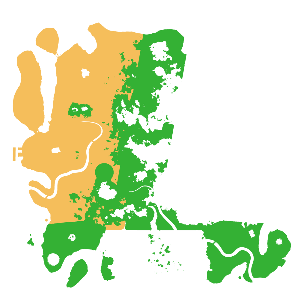 Biome Rust Map: Procedural Map, Size: 4500, Seed: 757665250