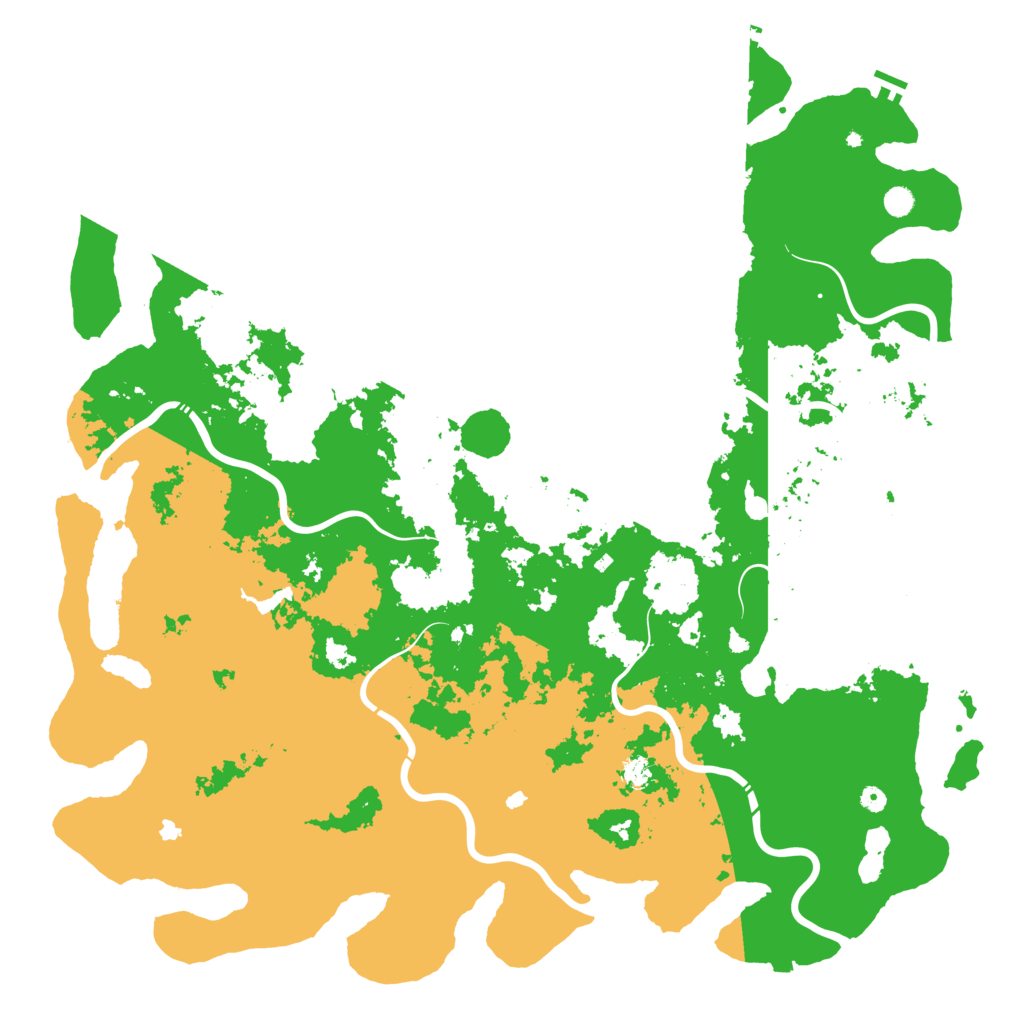 Biome Rust Map: Procedural Map, Size: 6000, Seed: 2038202012