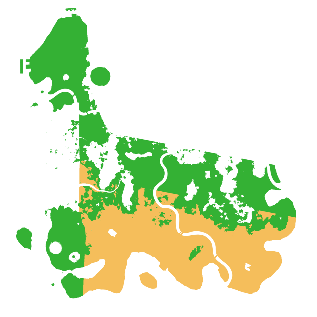 Biome Rust Map: Procedural Map, Size: 4500, Seed: 763068846