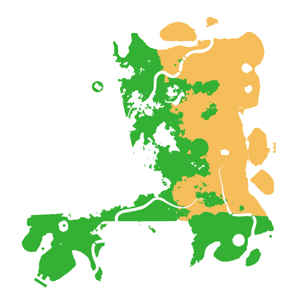Biome Rust Map: Procedural Map, Size: 4250, Seed: 2136635574