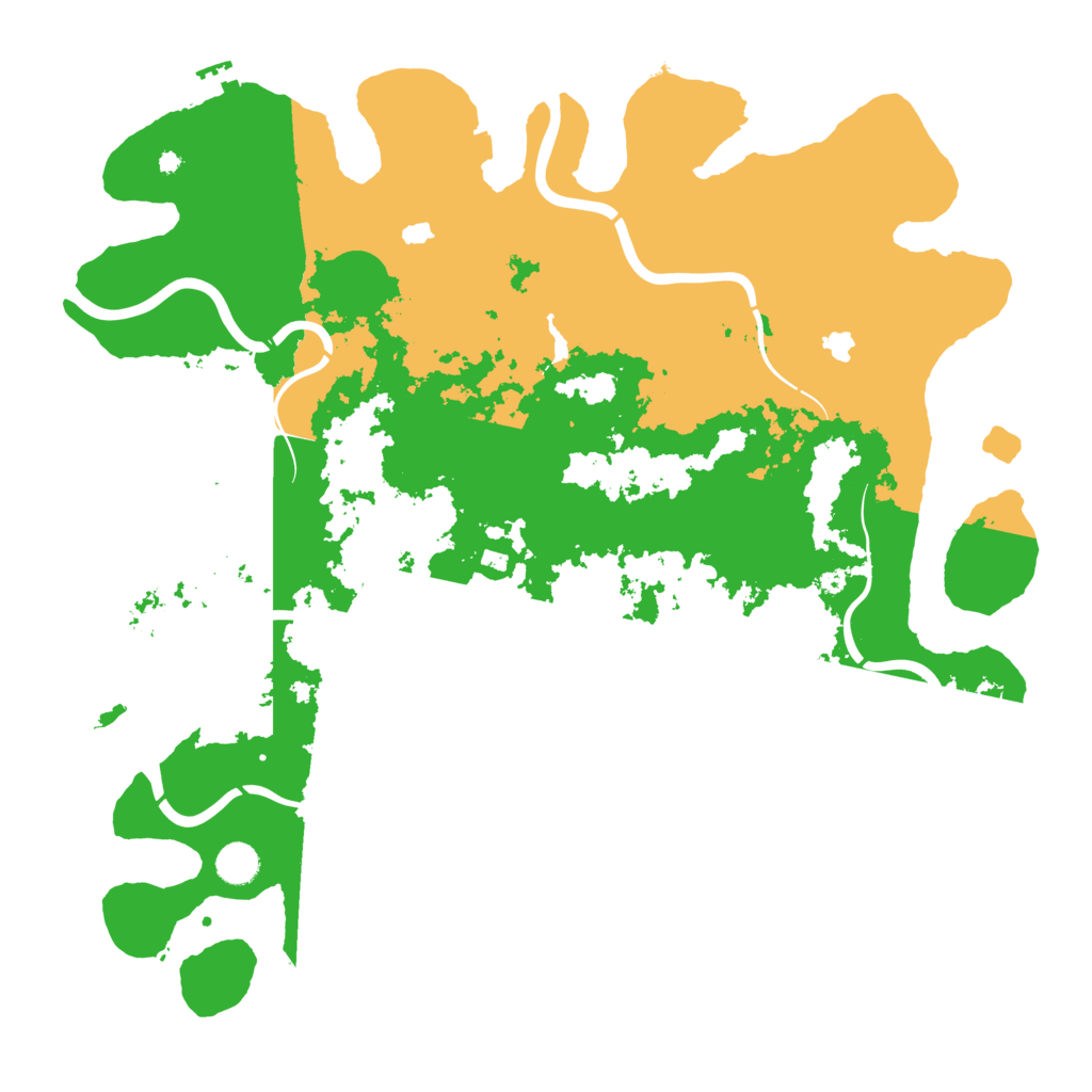 Biome Rust Map: Procedural Map, Size: 4500, Seed: 19657719