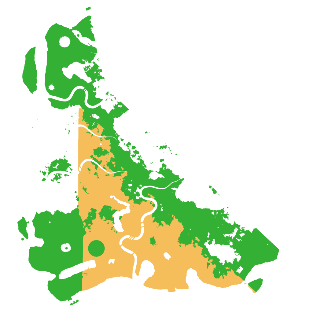 Biome Rust Map: Procedural Map, Size: 5000, Seed: 940920564