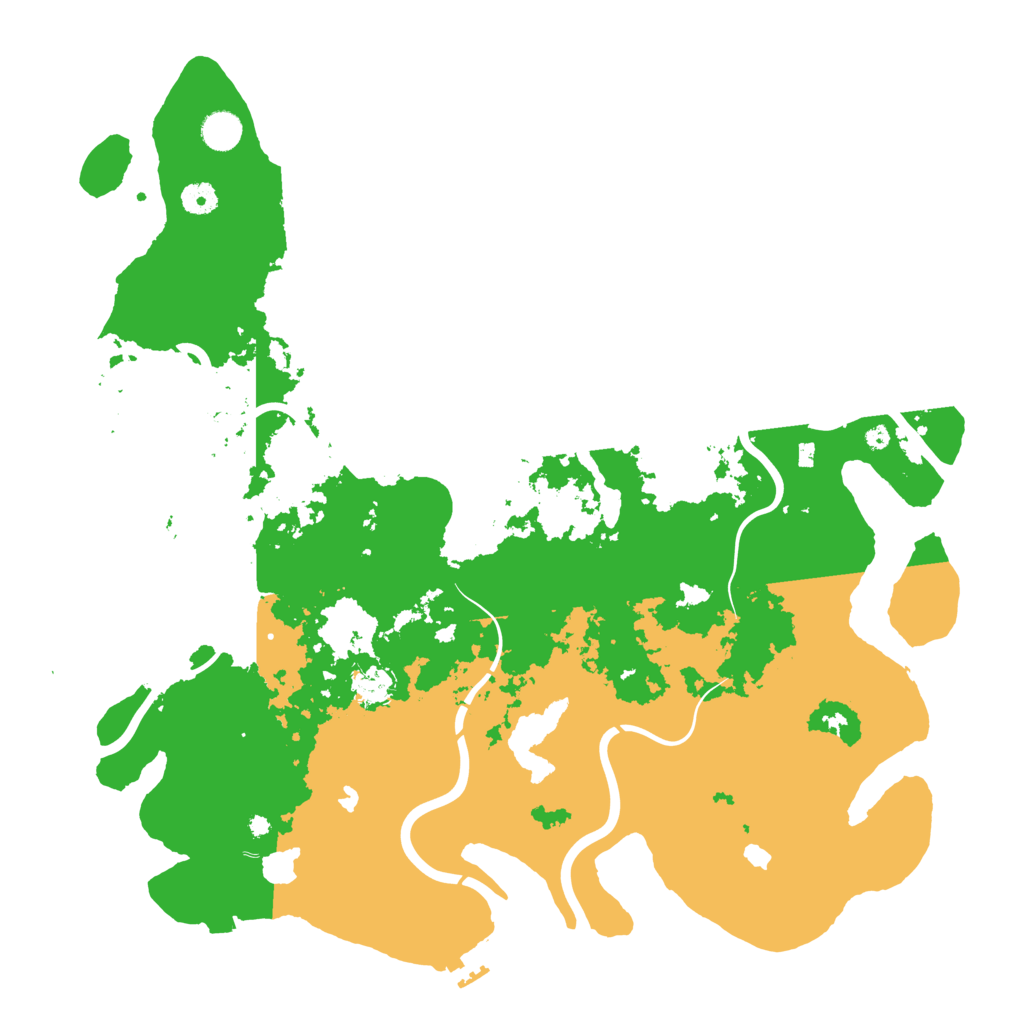 Biome Rust Map: Procedural Map, Size: 4500, Seed: 185108195