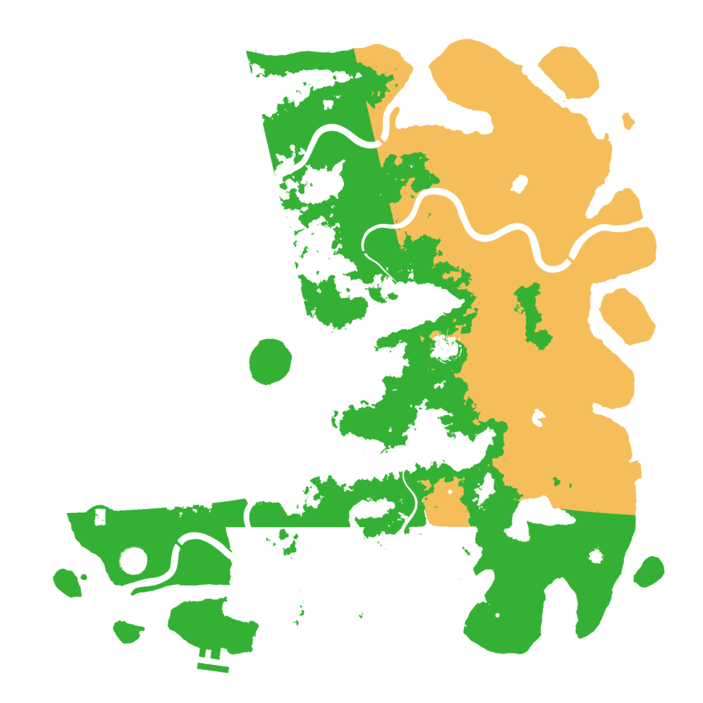 Biome Rust Map: Procedural Map, Size: 4500, Seed: 1320514553