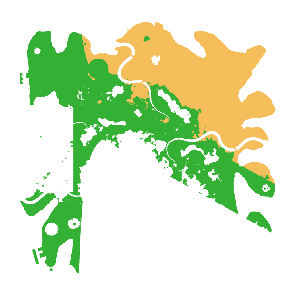 Biome Rust Map: Procedural Map, Size: 4000, Seed: 961551343