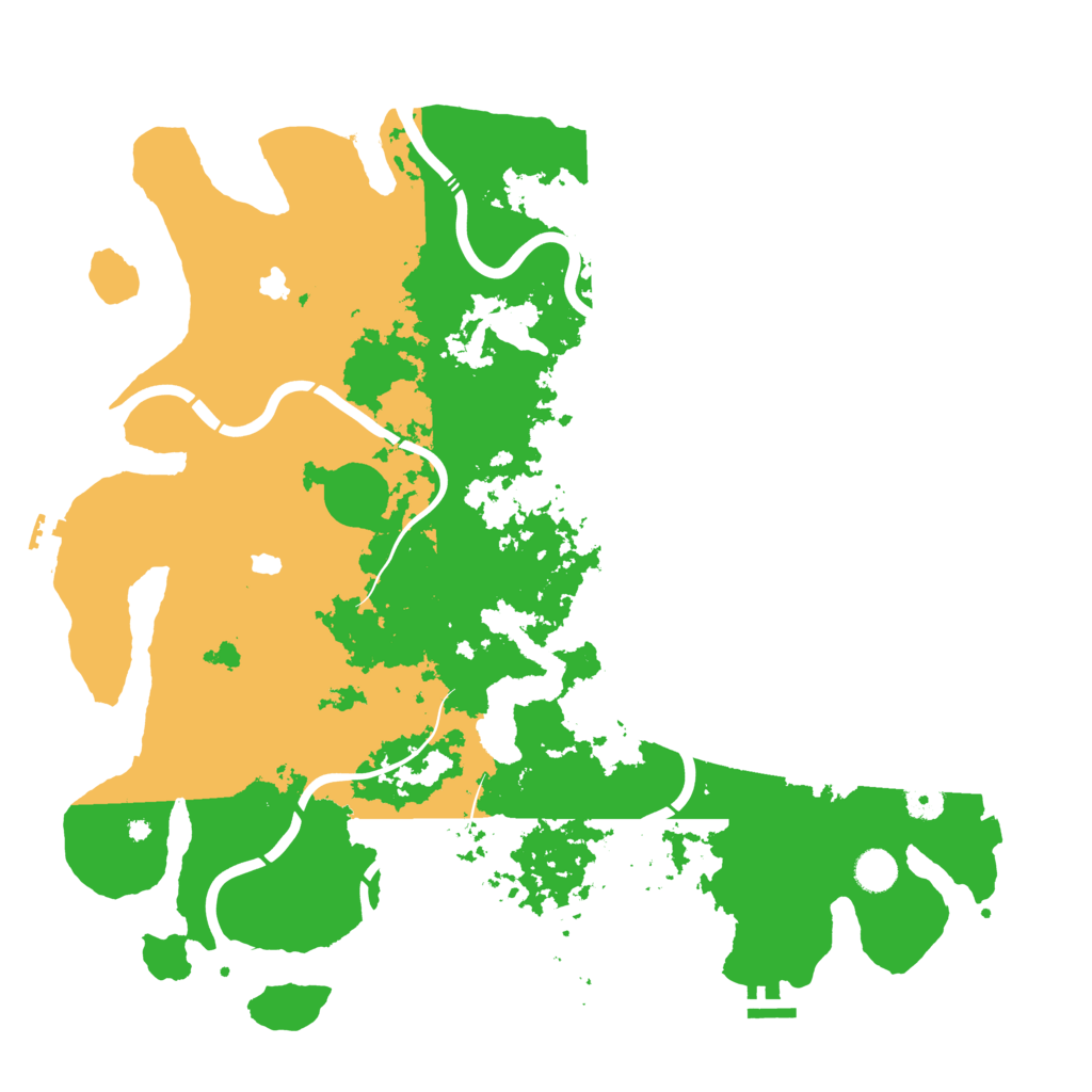 Biome Rust Map: Procedural Map, Size: 4500, Seed: 711097330