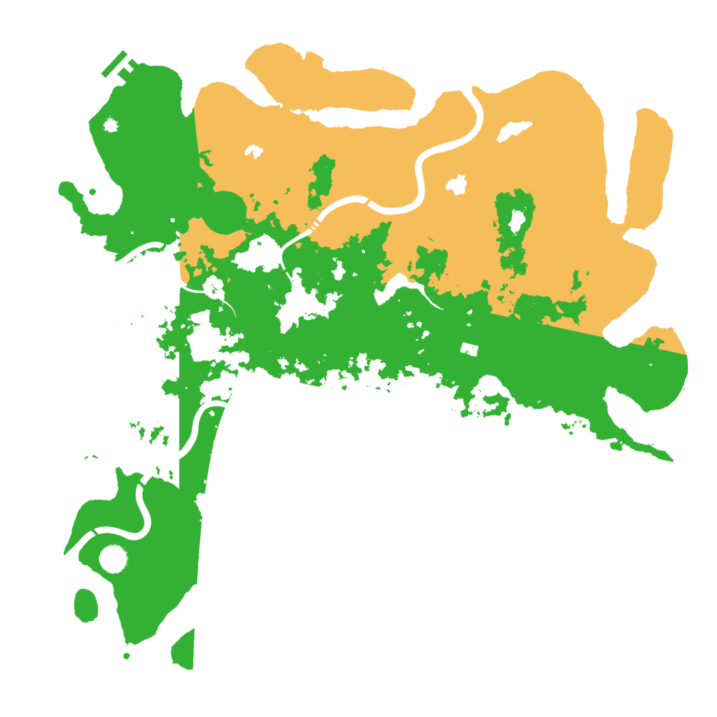 Biome Rust Map: Procedural Map, Size: 4500, Seed: 197629954