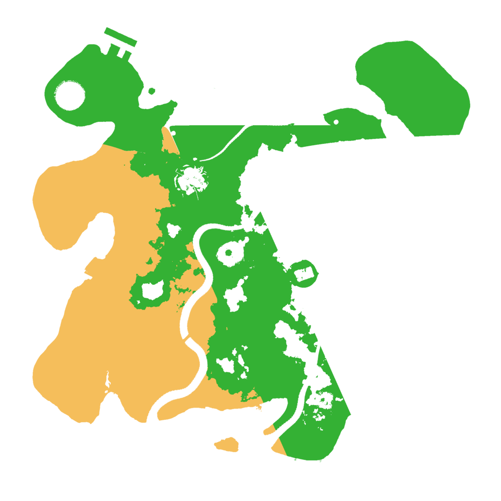 Biome Rust Map: Procedural Map, Size: 3000, Seed: 1907020664