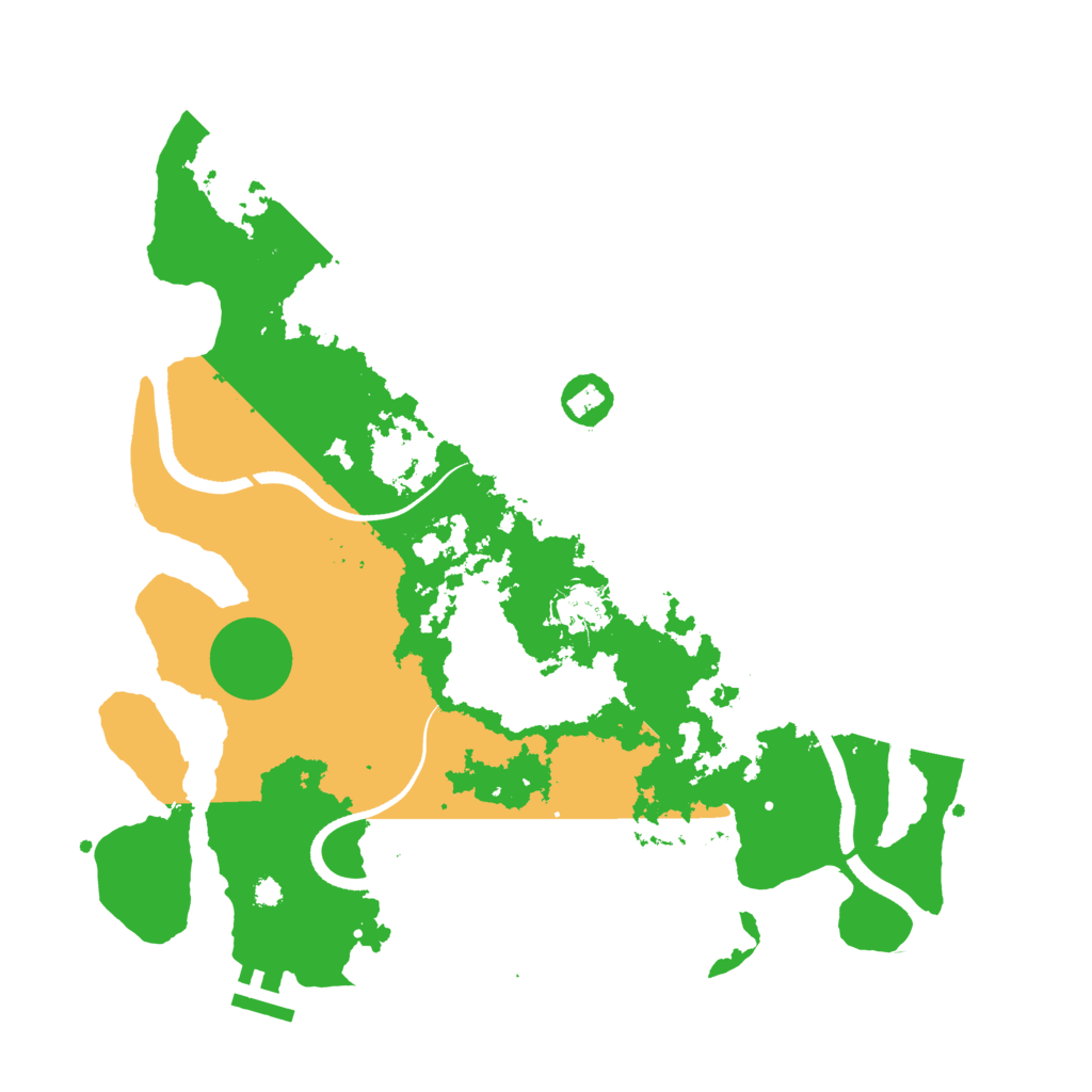 Biome Rust Map: Procedural Map, Size: 3500, Seed: 641784392