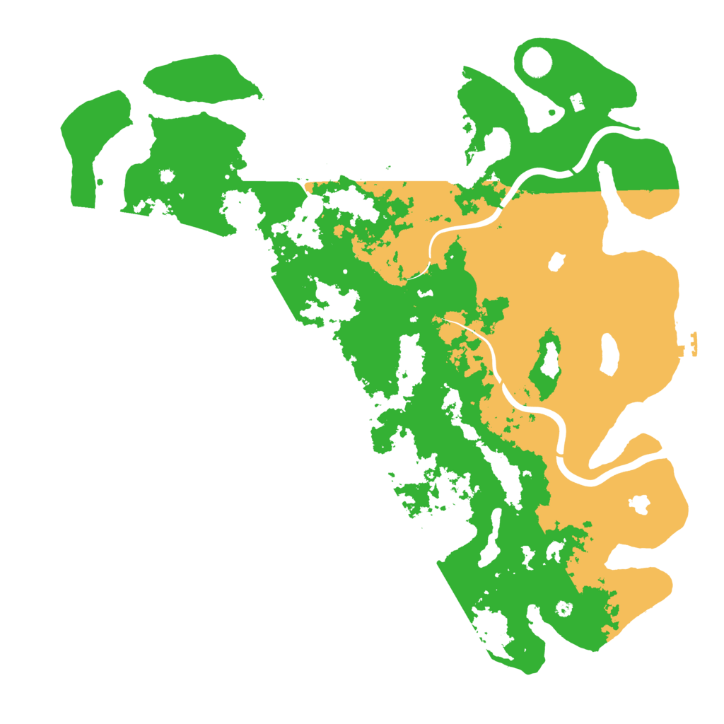 Biome Rust Map: Procedural Map, Size: 4500, Seed: 677560711