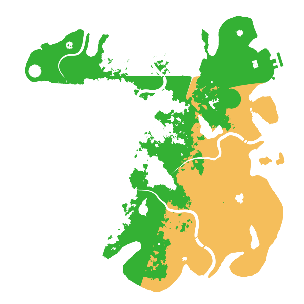 Biome Rust Map: Procedural Map, Size: 4250, Seed: 550506387