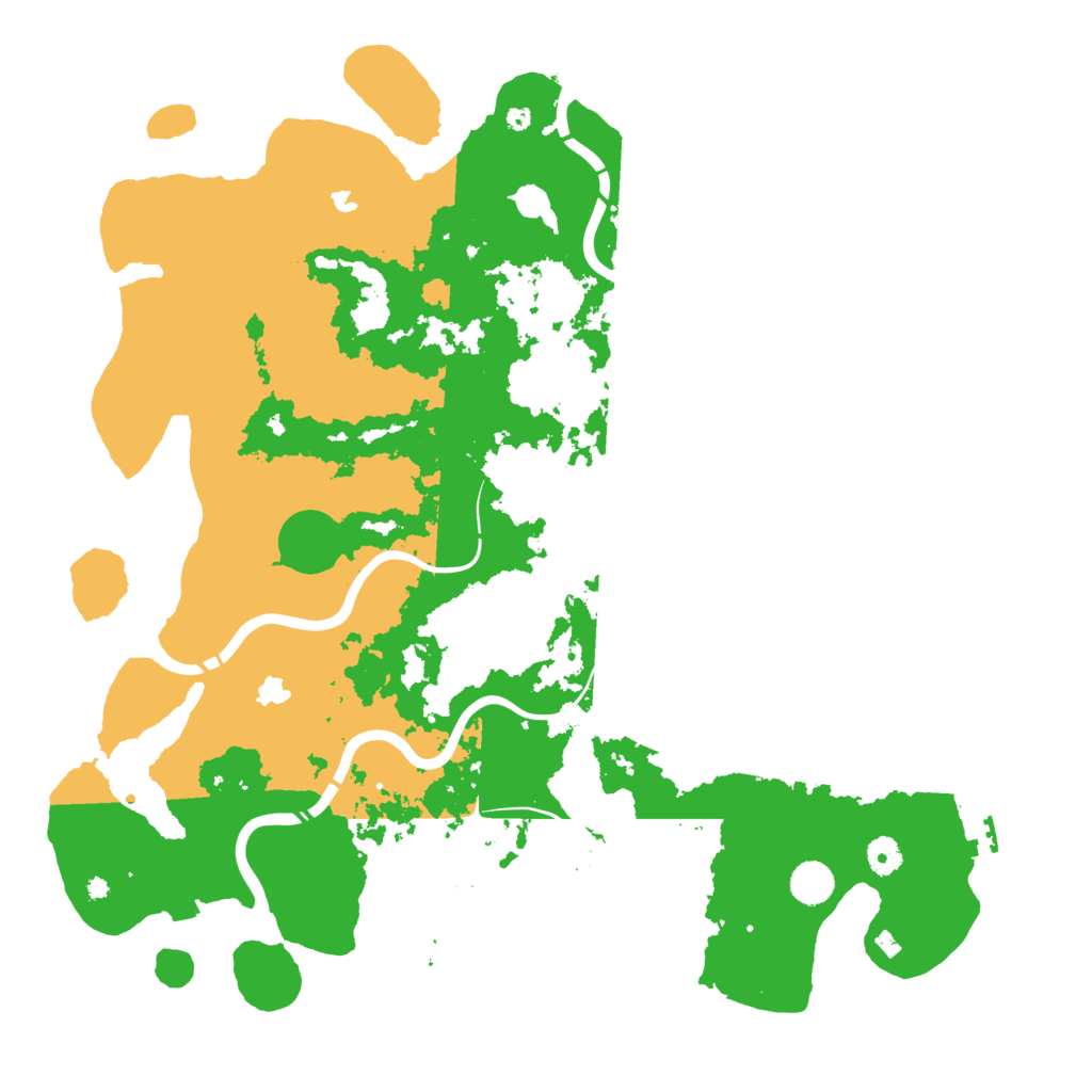 Biome Rust Map: Procedural Map, Size: 4500, Seed: 2026080702