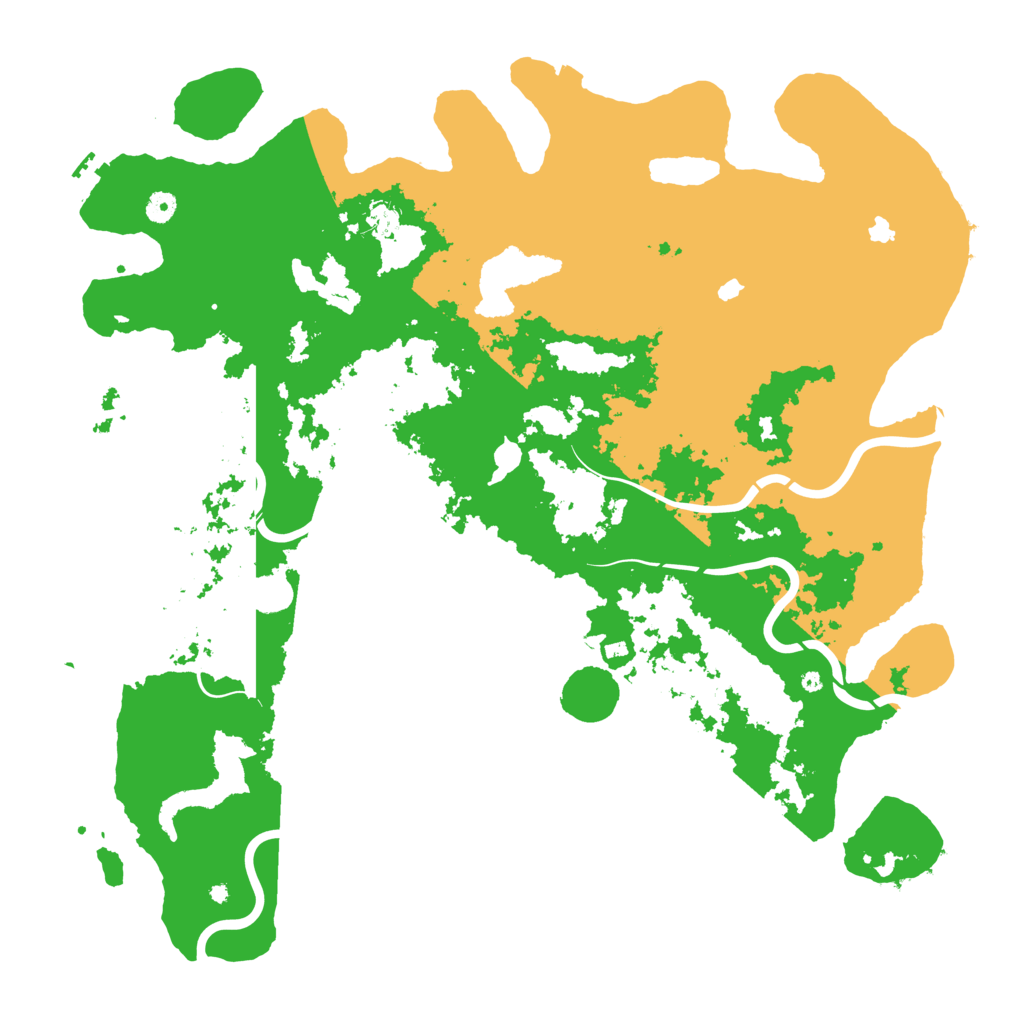 Biome Rust Map: Procedural Map, Size: 5000, Seed: 27106371
