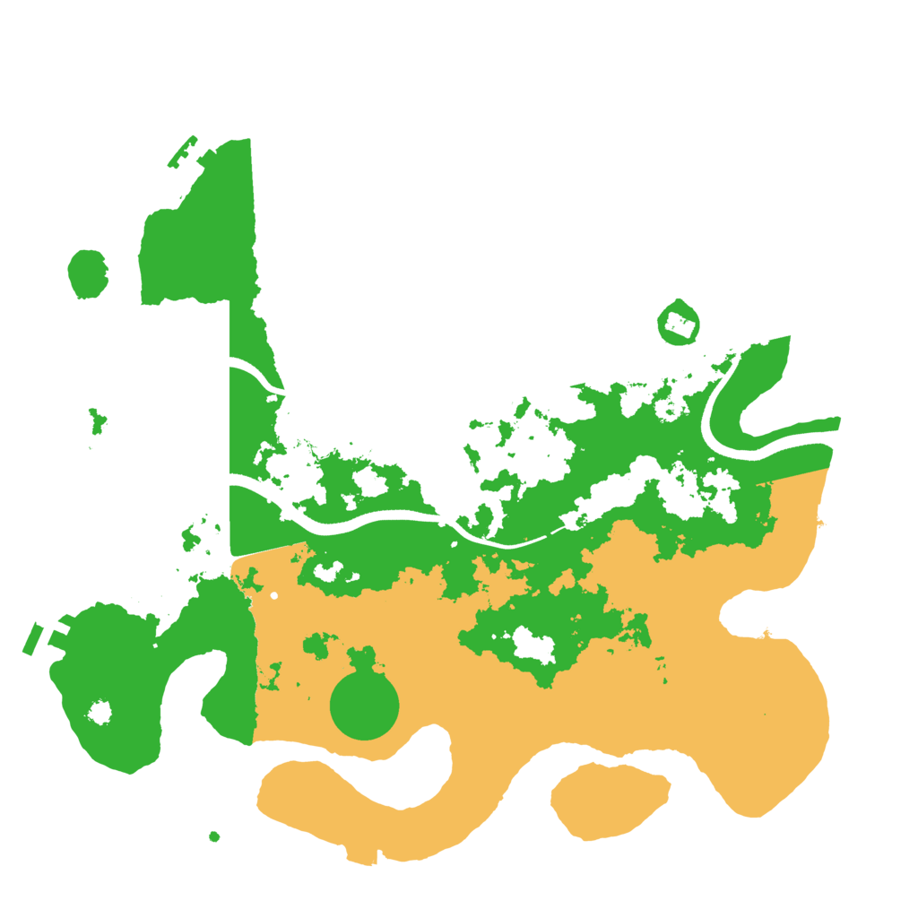 Biome Rust Map: Procedural Map, Size: 3500, Seed: 1816644132