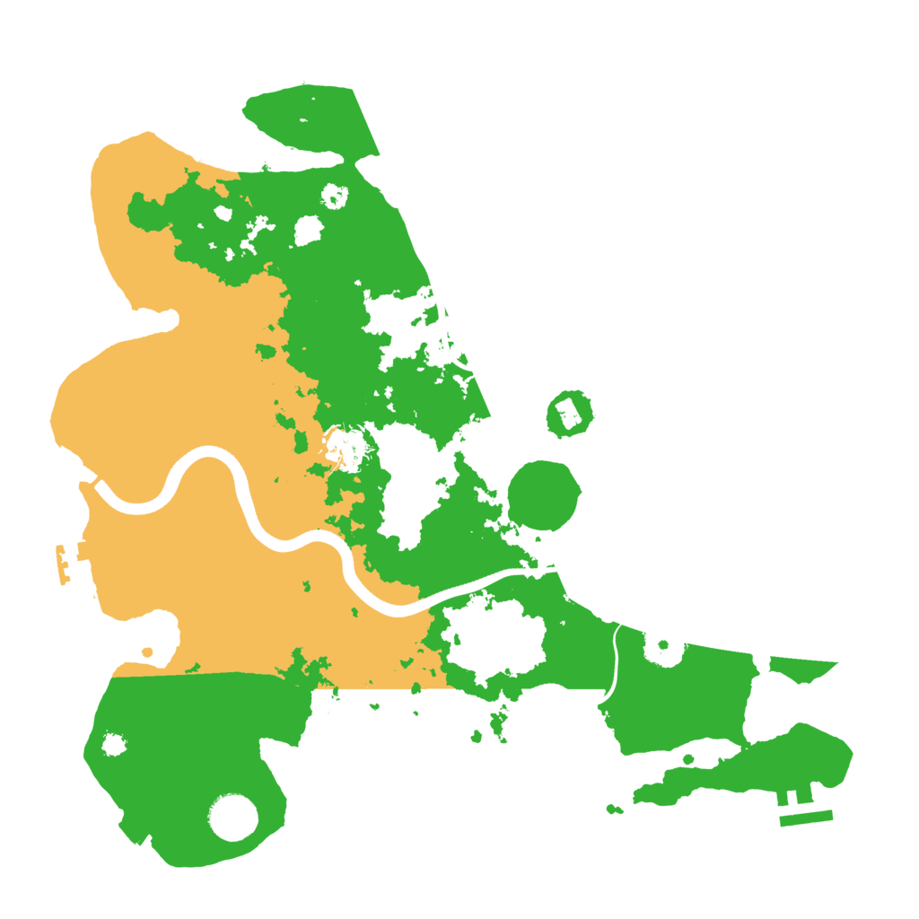 Biome Rust Map: Procedural Map, Size: 3500, Seed: 1235809664