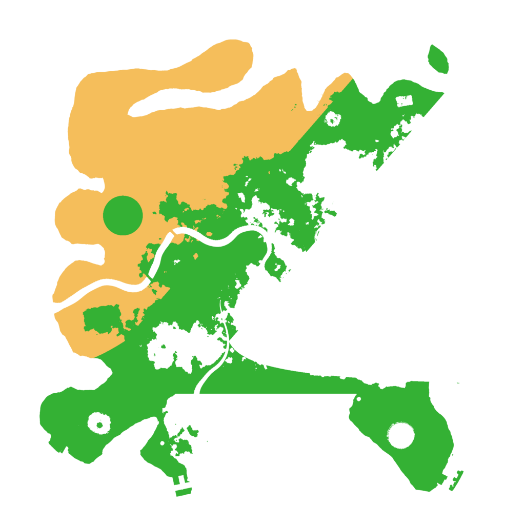 Biome Rust Map: Procedural Map, Size: 3500, Seed: 622182402