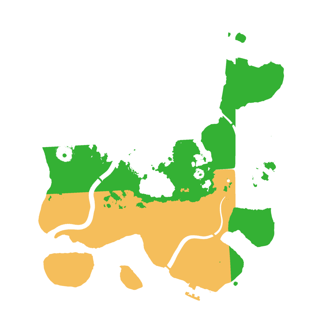 Biome Rust Map: Procedural Map, Size: 3000, Seed: 237289752