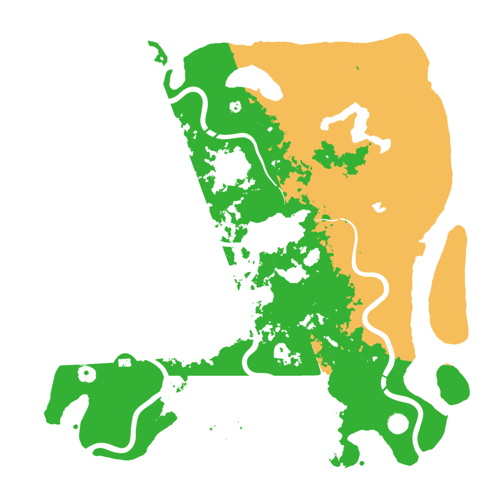 Biome Rust Map: Procedural Map, Size: 4250, Seed: 1308909932
