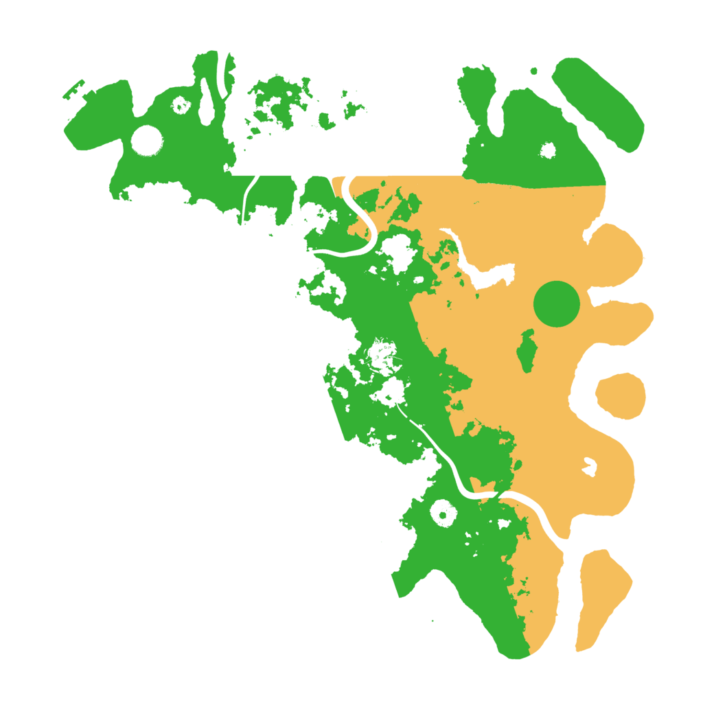 Biome Rust Map: Procedural Map, Size: 4000, Seed: 174252333