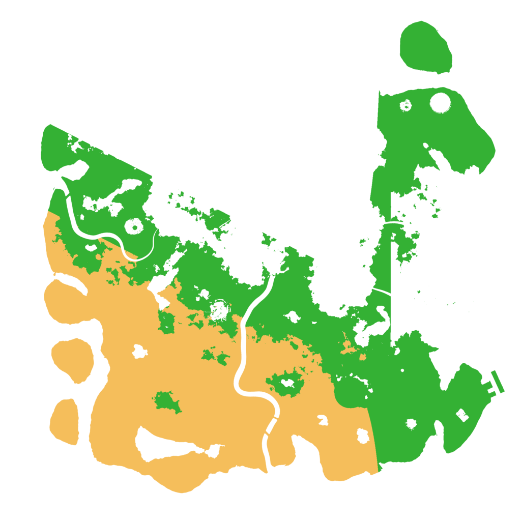 Biome Rust Map: Procedural Map, Size: 4500, Seed: 2142852732