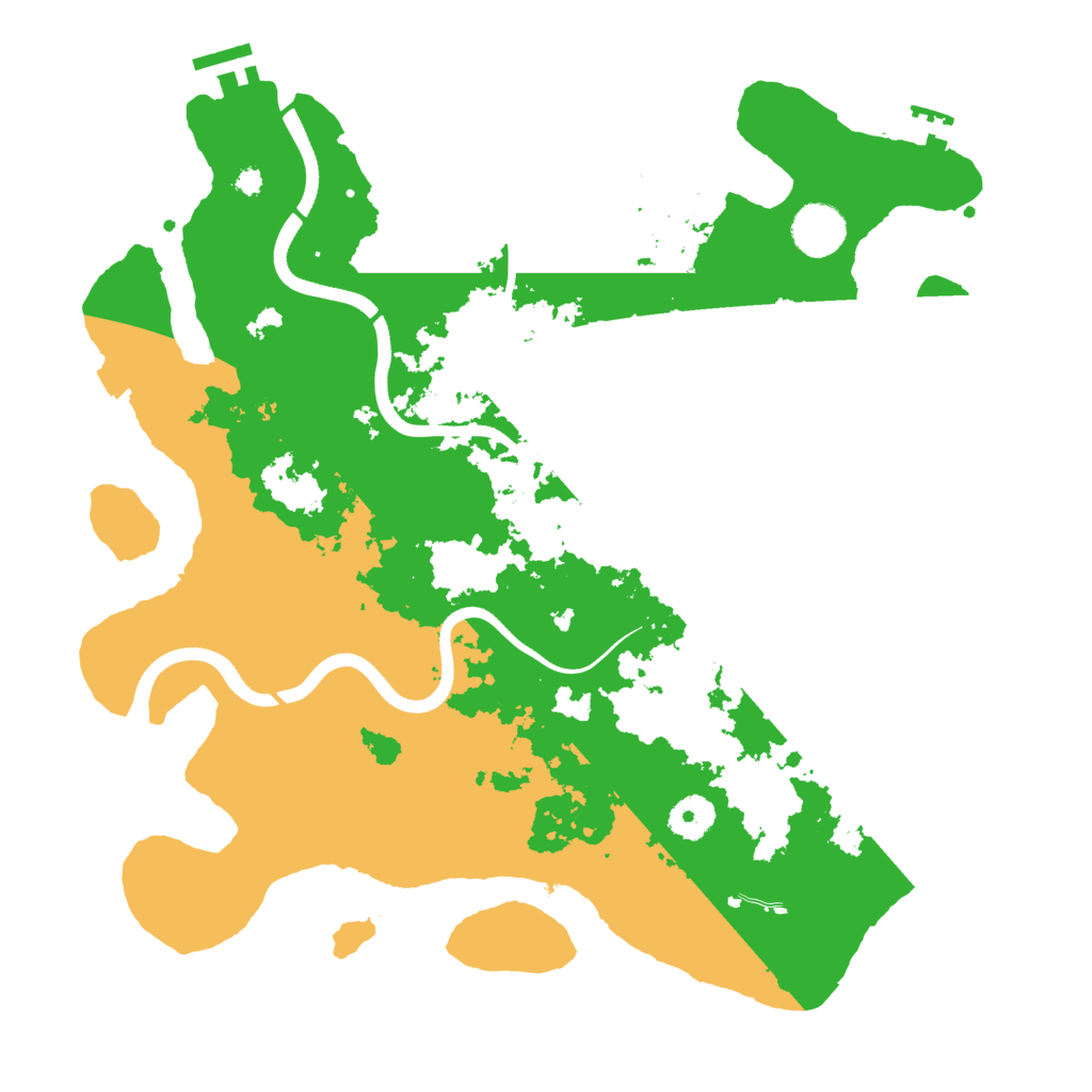 Biome Rust Map: Procedural Map, Size: 3700, Seed: 1936940325